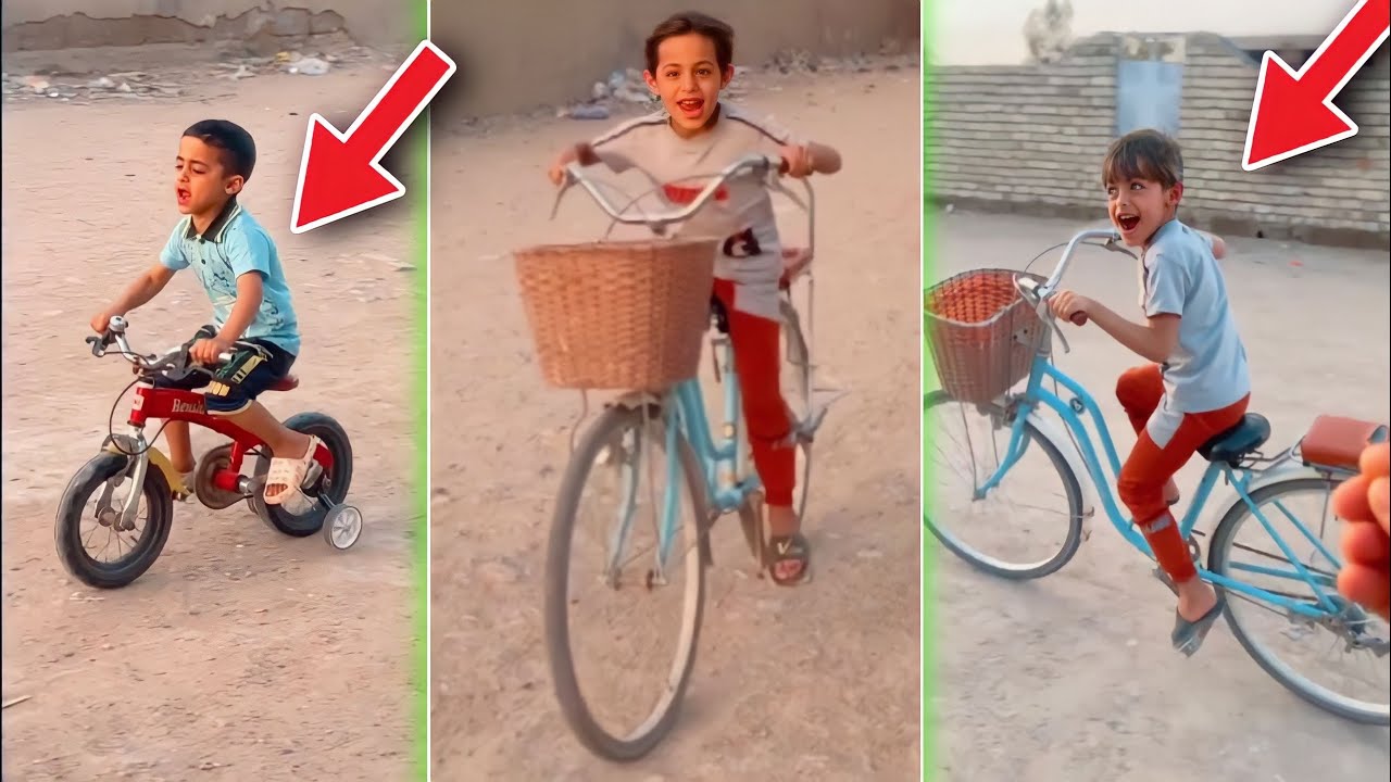 دانيال تعلم يسوق البيسكل وعلوش ميعرف 😅 بعدين طاح وتعور برجله 😿