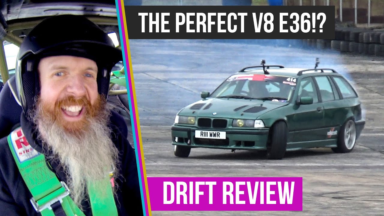BMW e36 Touring with a Toyota 3UZ V8 DRIFT CAR REVIEW - Drift My Ride - Season 3 Ep 5