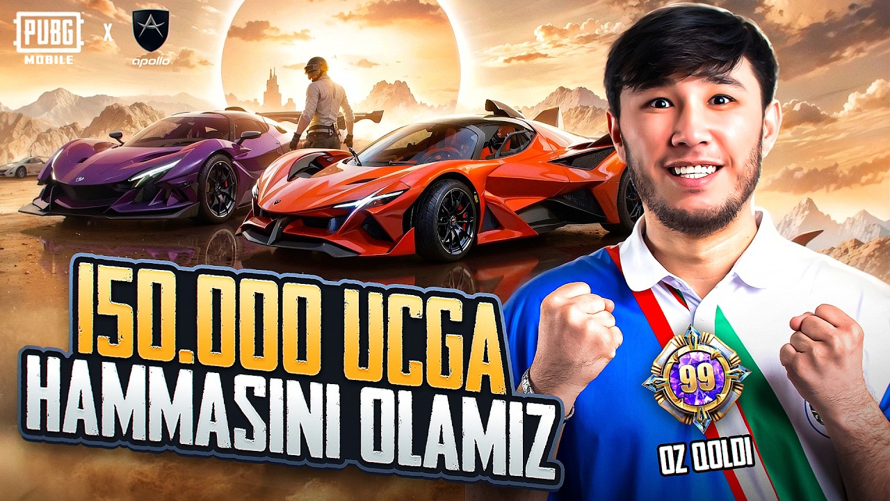 OMADNI ENA BUVASI KELDI😂150.000UCGA HAMMASINI OLAMIZ😱 -  PUBG MOBILE !!!