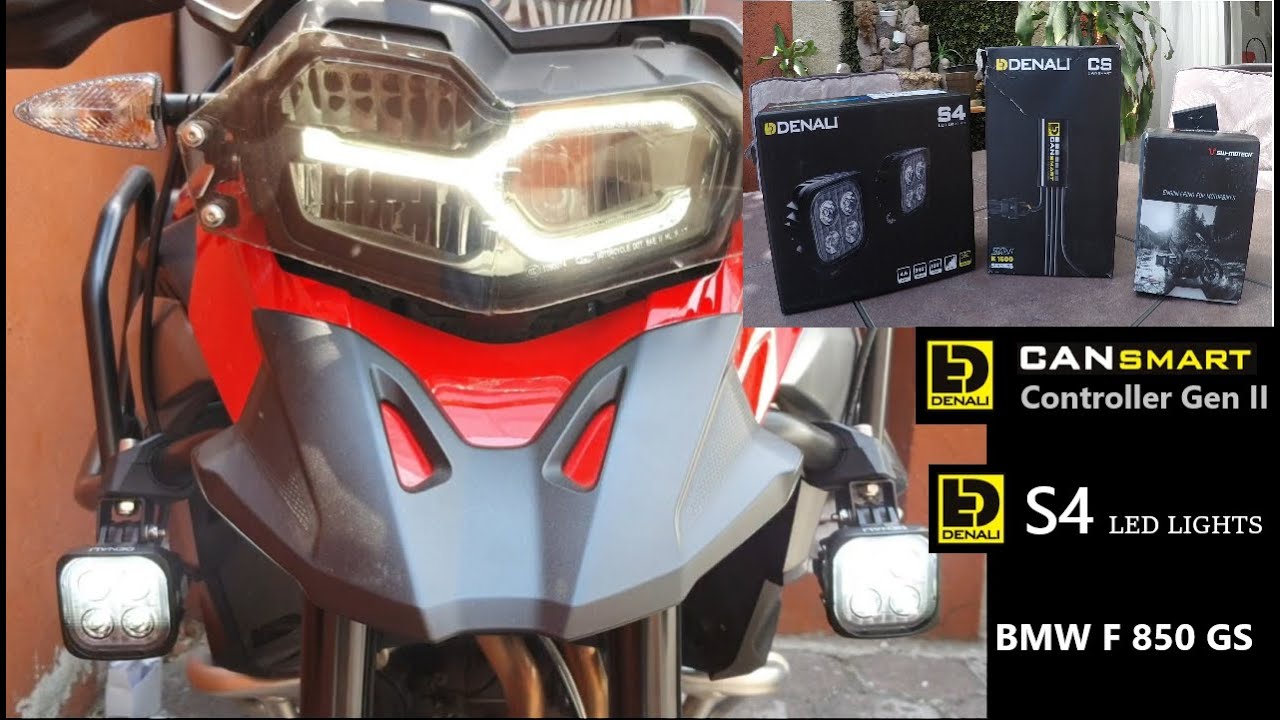 Denali S4 Lights & CANSmart Installation | Instalación de luces Denali S4 y CANSmart | BMW F850 GS