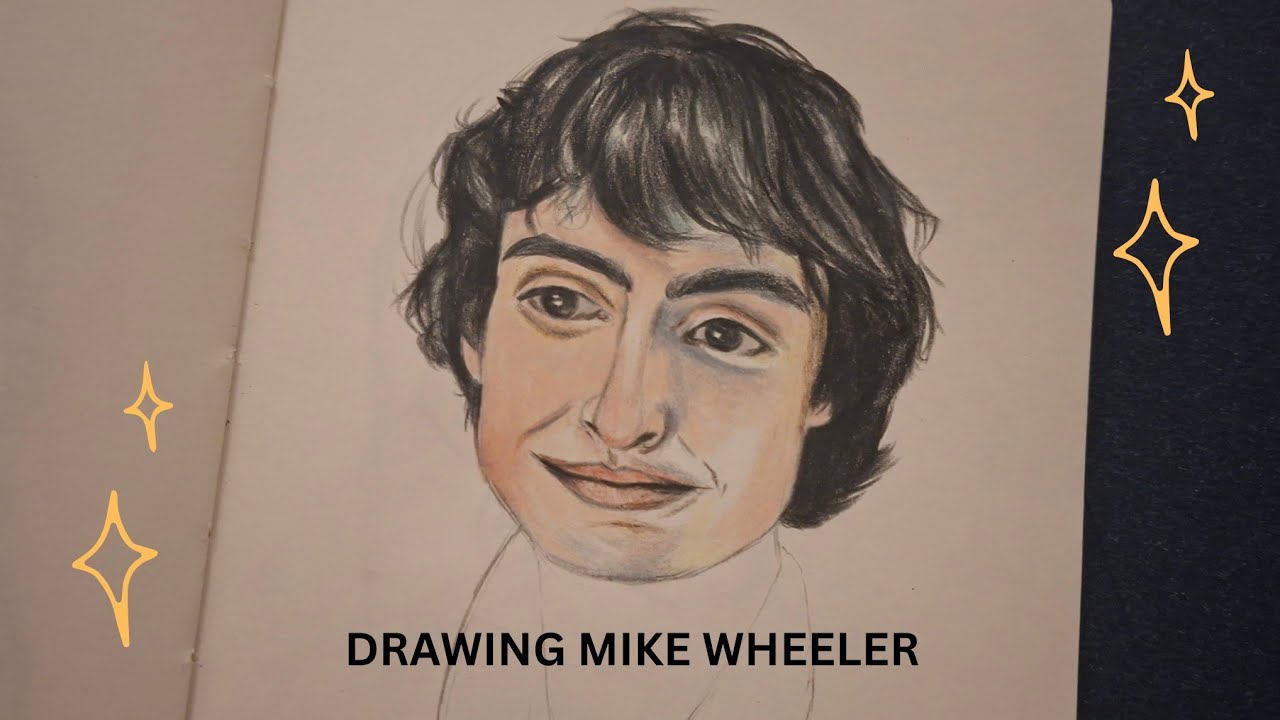 Sketch with me - Mike Wheeler (Finn Wolfhard) from Stranger Things | Realistic Portrait Timelapse