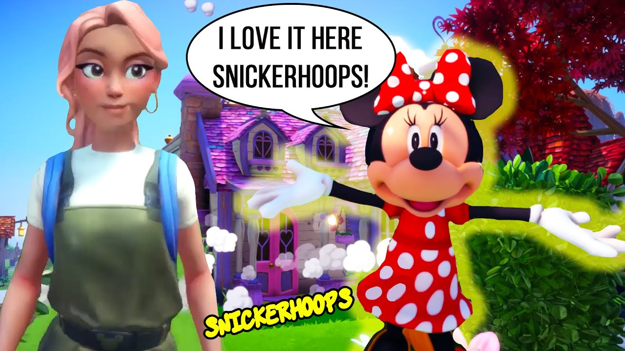 MINNIE Moves to HOOPS VALLEY | Disney Dreamlight Valley Gameplay | Snicker Hoops