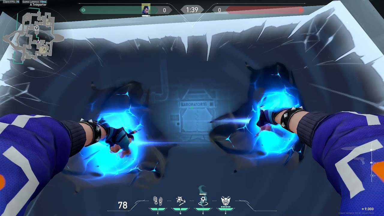 Valorant - Yoru fake tp with using map tp...