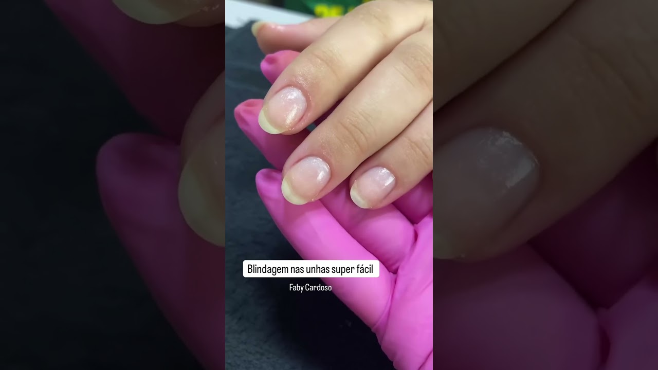 Blindagem f&aacute;cil nas unhas #manicure