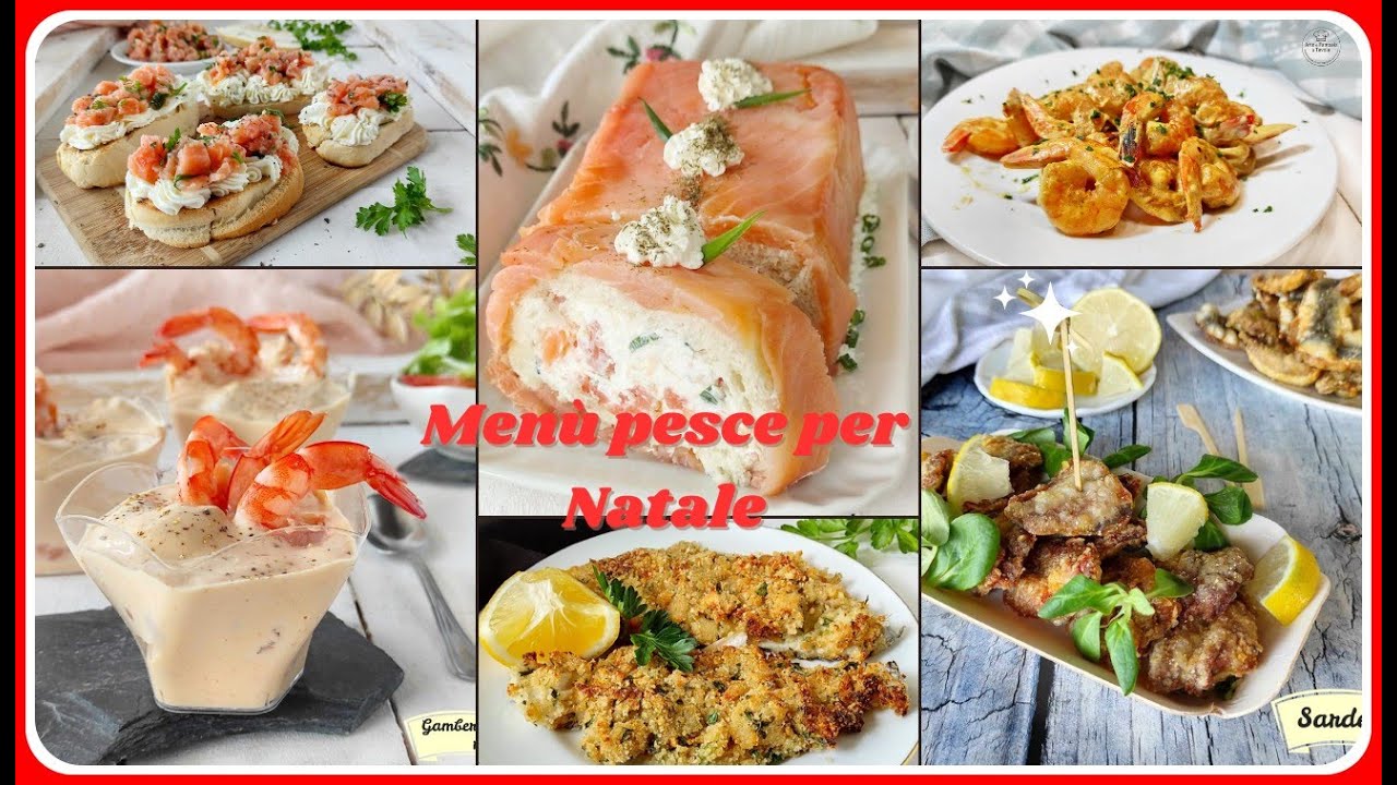 Menù di Natale di PESCE: 6 Ricette FACILI che stupiranno tutti 