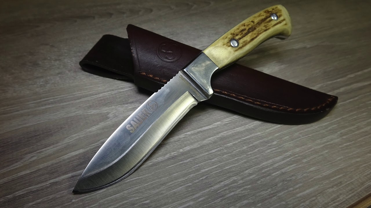 Неудачный но ДОРОГОЙ охотничий нож Sauer Stag Horn