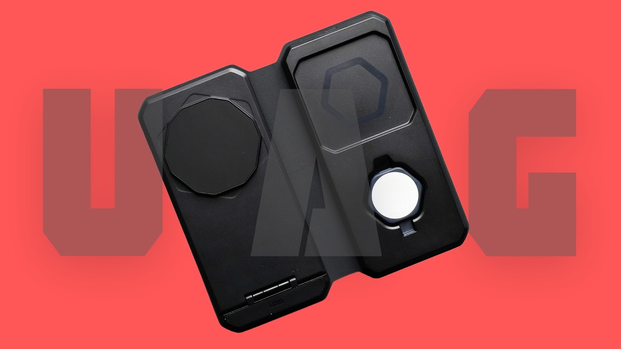 The BRAND NEW UAG SRGE 3 in 1 MagSafe Wireless Charger!