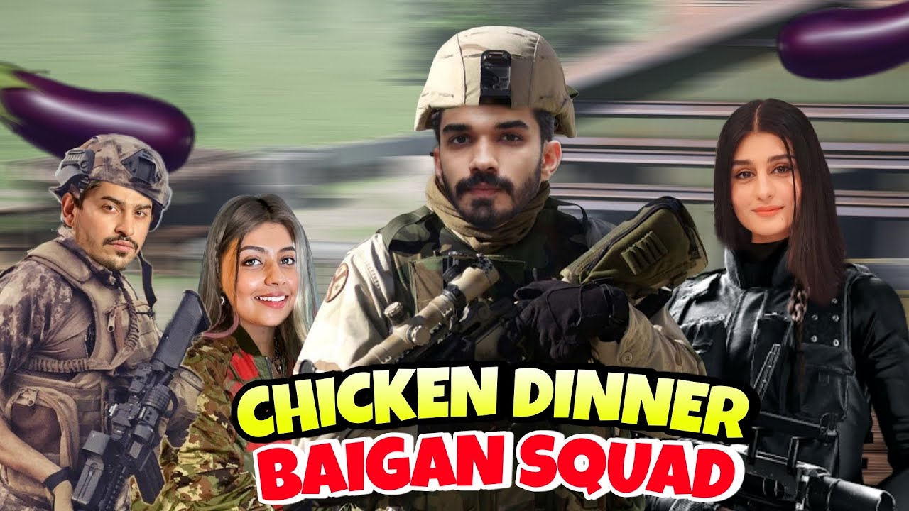 Snax Mili Joker Payal *BAIGAN SQUAD* First Chicken Dinner😂