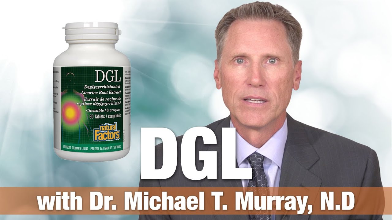 Natural Factors DGL Deglycyrrhizinated Licorice Root For Peptic Ulcer with Dr. Michael T. Murray