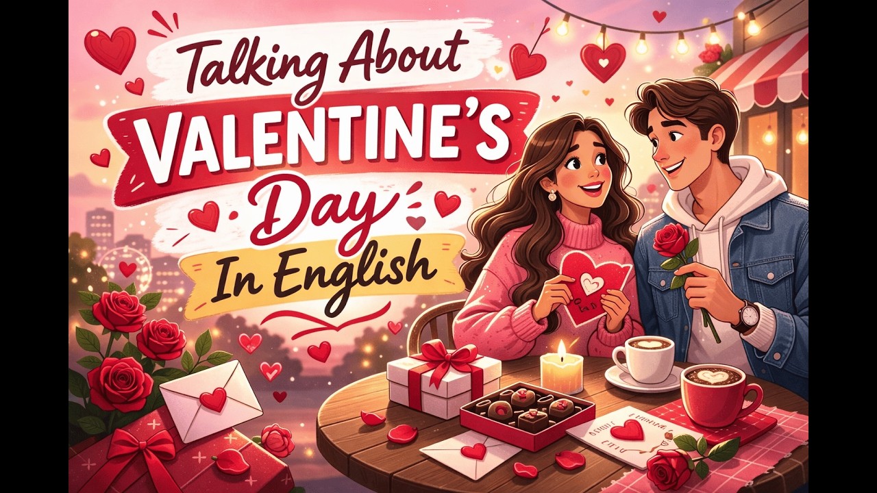 Valentine’s Day Vocabulary in English | Easy Conversation Podcast