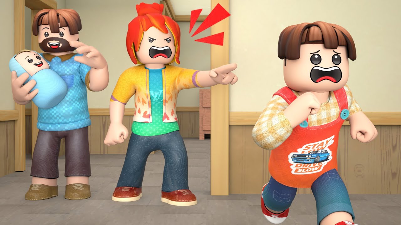 ROBLOX Brookhaven 🏡RP: Невезучий ребёнок (новый эпизод) — грустная история — Roblox Animation