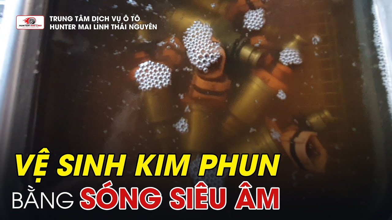Vệ Sinh Kim Phun Bằng Sóng Siêu Âm I Michelin Car Service Hunter Mai Linh