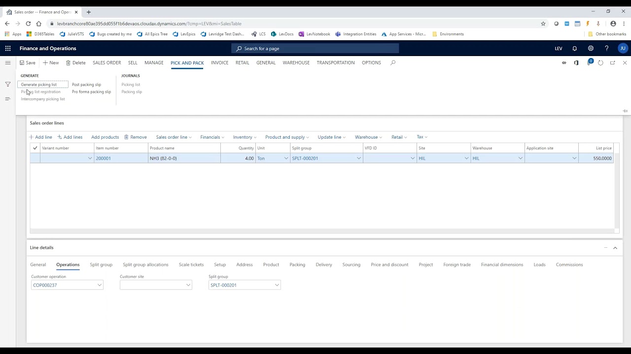 Credit and Rebill in Levridge