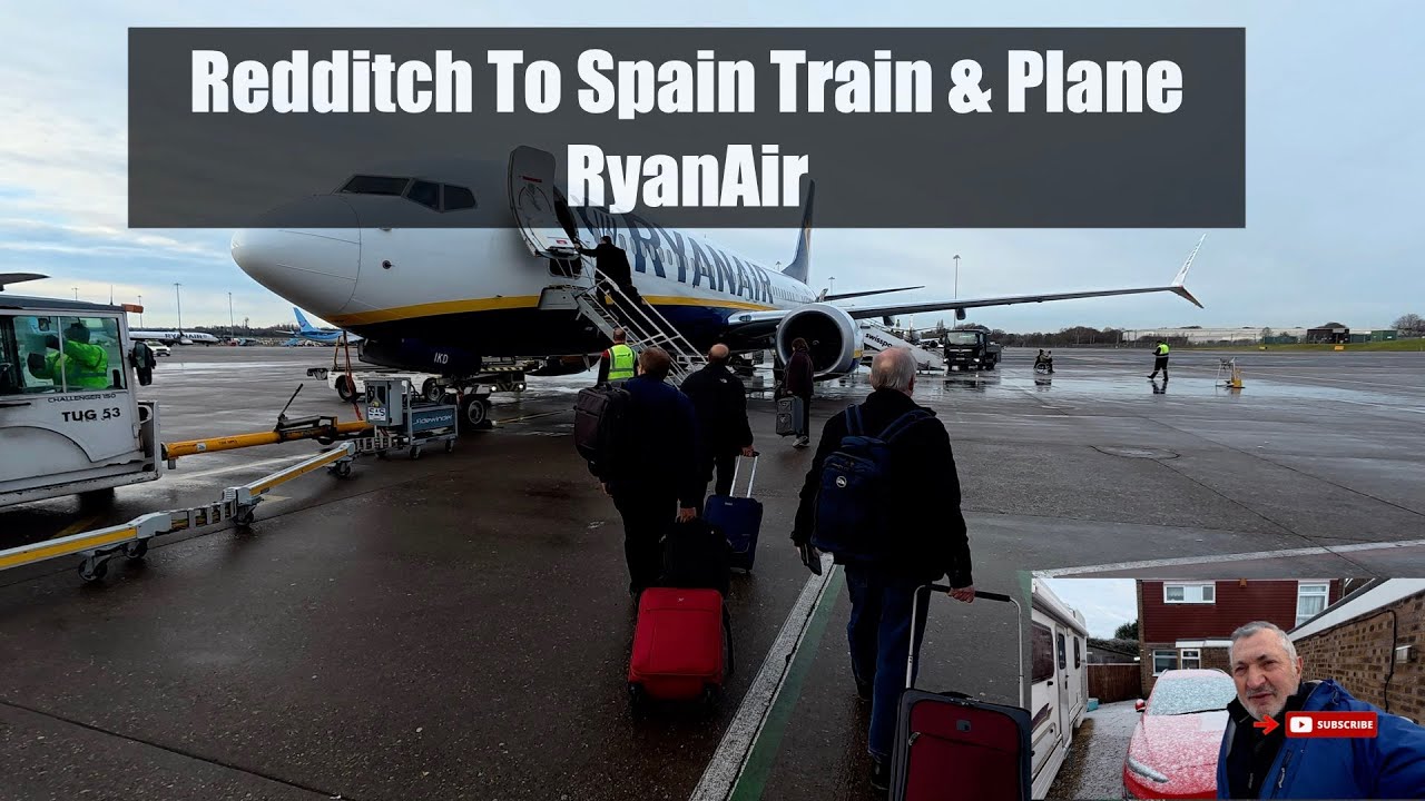Поезд и самолет из Реддитча в Испанию (Ryanair)