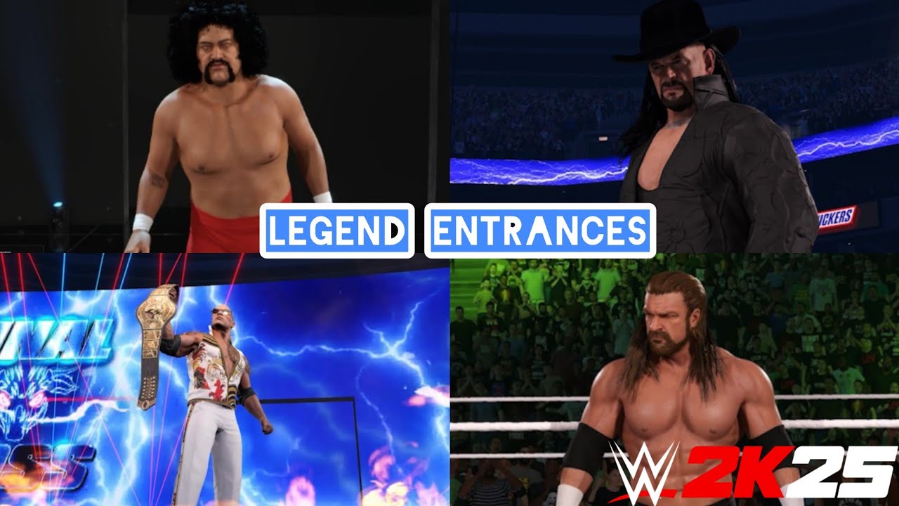All Legend Wrestler's Entrances in WWE 2K25
