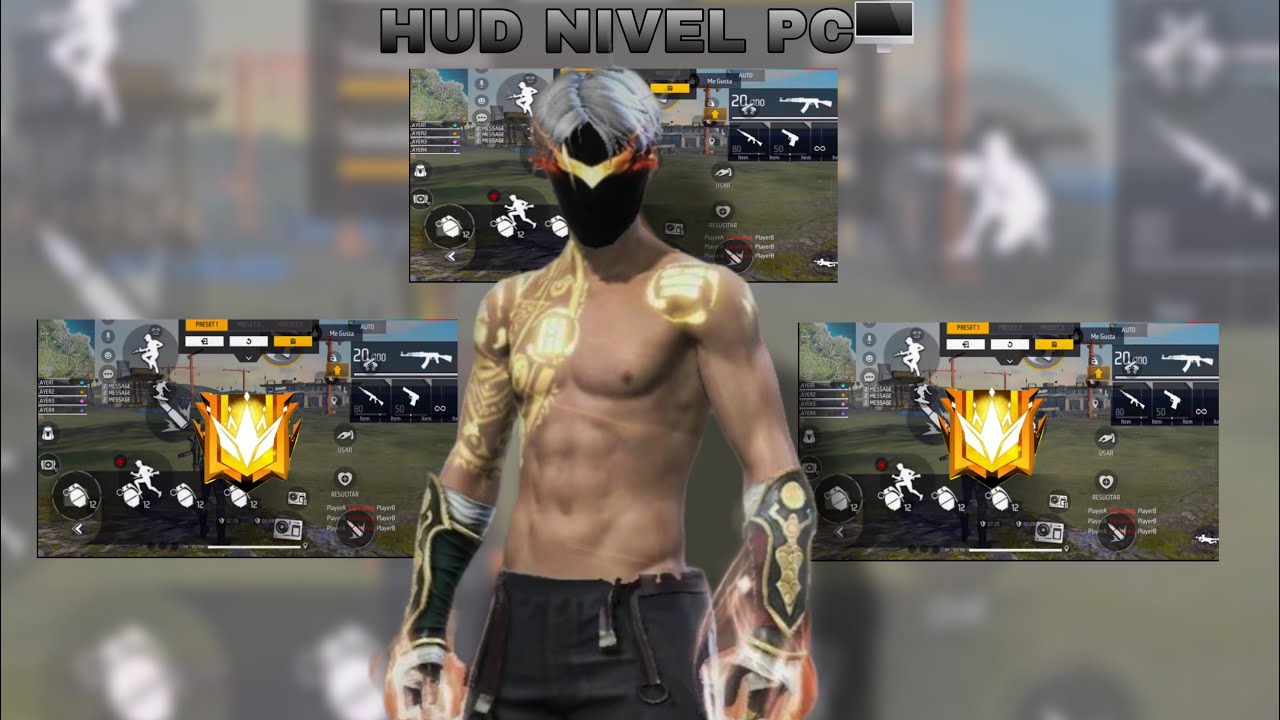 Top 3 Mejores CUSTOM HUD a 4 dedos NIVEL HACK EN CELULAR..👺!!