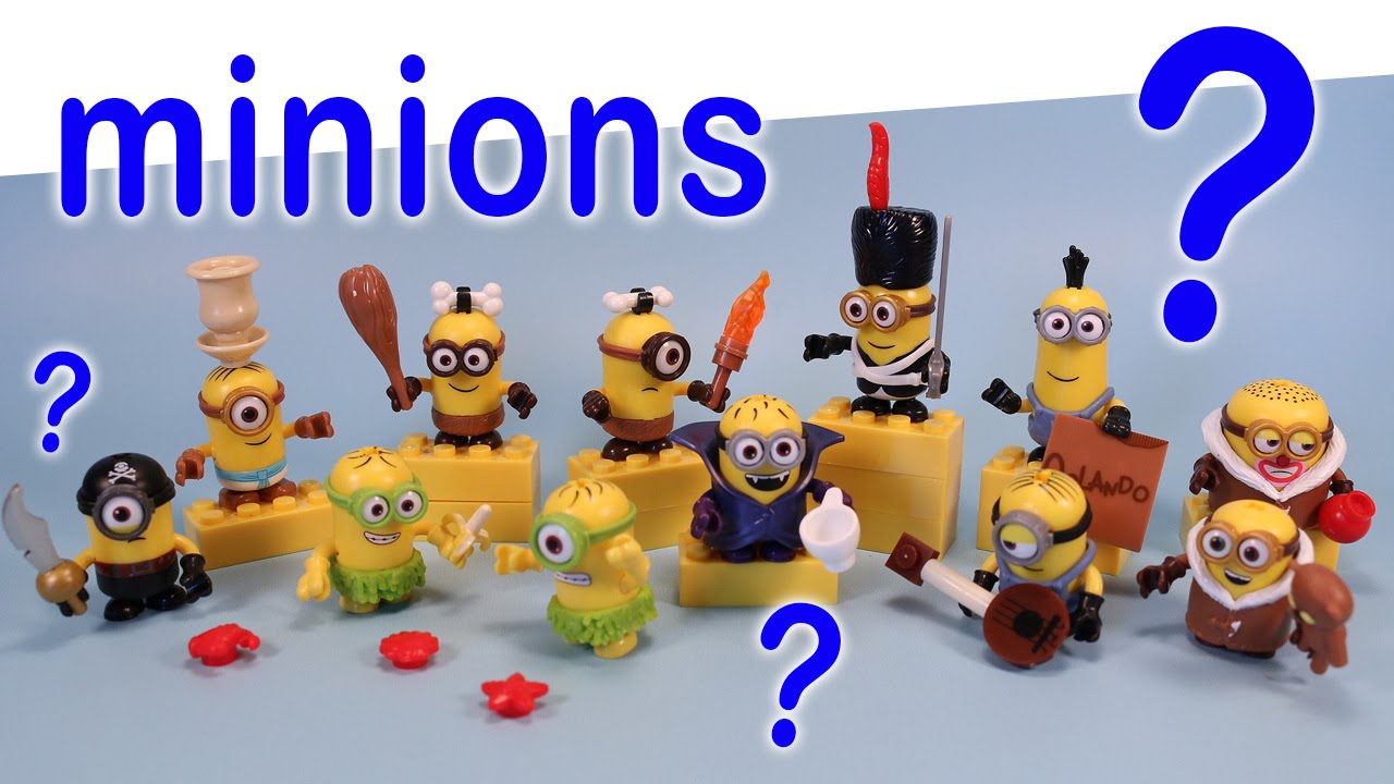 Minions Movie Exclusive Mega Bloks Mystery Packs Series 3 Minifigures & Codes