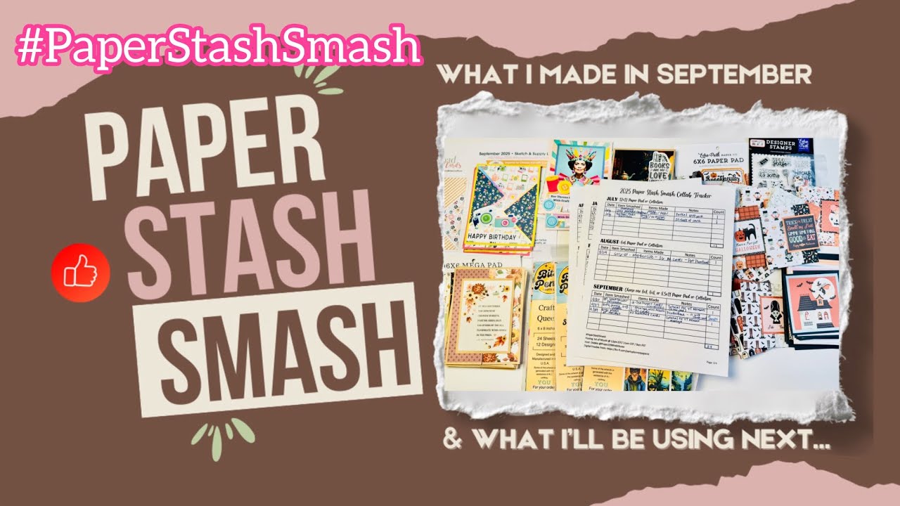 #PaperStashSmash Crafty Collab | Обзор сентября + планы на октябрь!