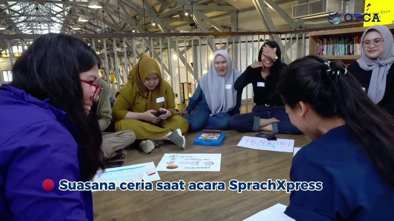 Latihan Bahasa Jerman  Bersama OTCA - SPRACHXPRESS DI POS BLOC