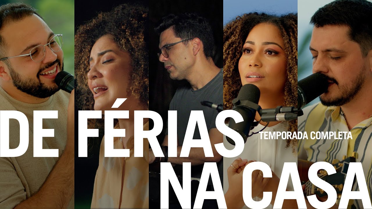 1 HORA DE LOUVOR - De Férias Na Casa | Baruk, Rebeca, Marsena, Magnani, Guga, Paola, Netto, Milena