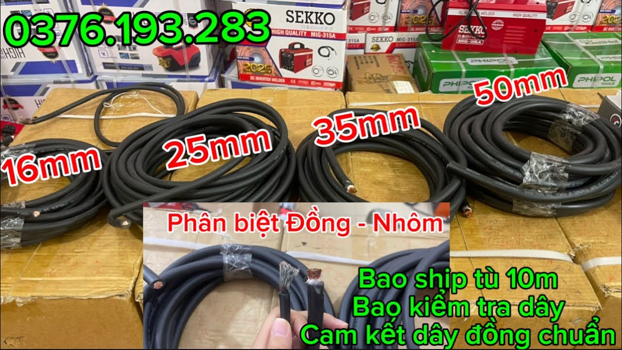 🔴Dây Hàn quốc lõi đồng nguyên chất vỏ mềm giá rẻ nhất thị trường cam kết dây đồng mềm #daycaphan 