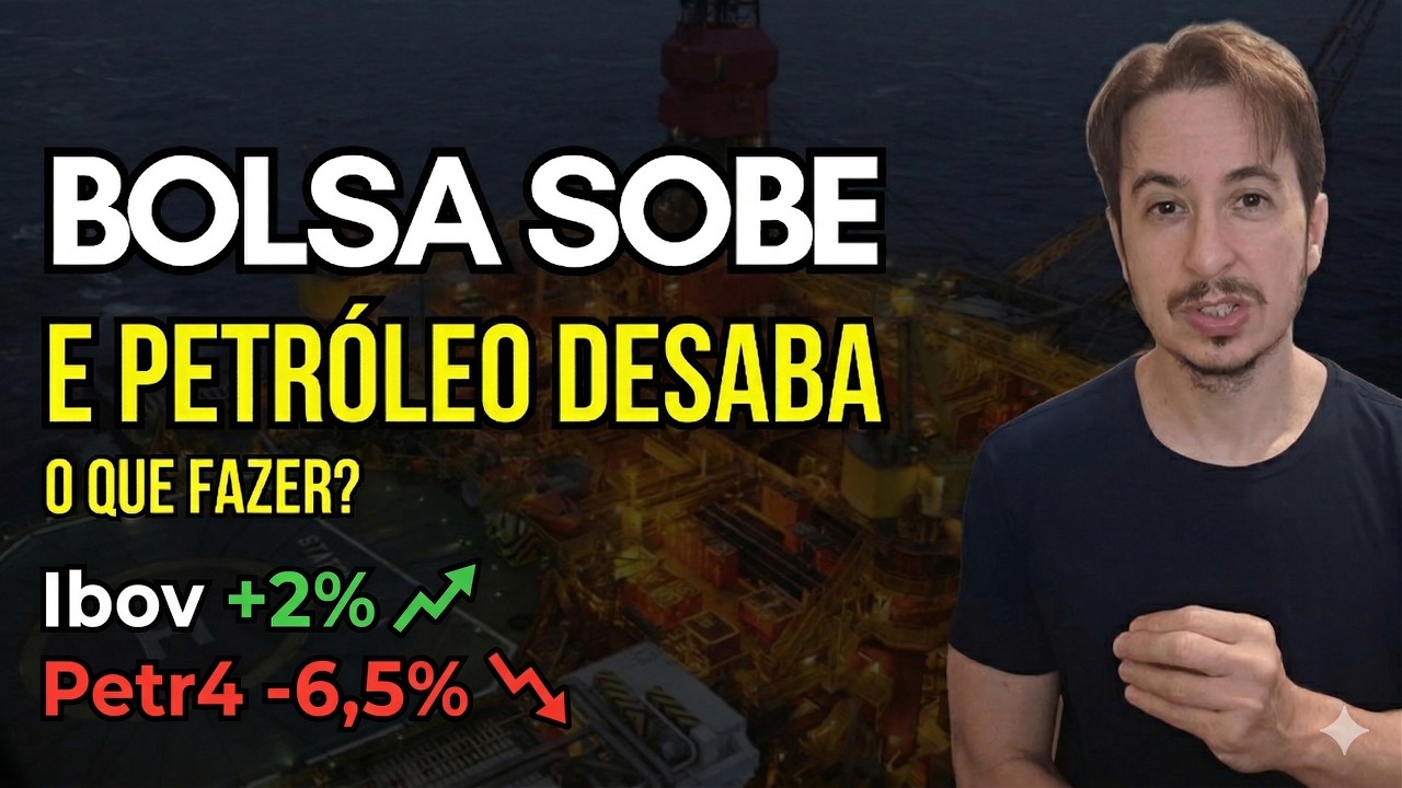 O que fazer? Bolsa Sobe e Petrobras (petr4) Cai com petr&oacute;leo. CUIDADO !