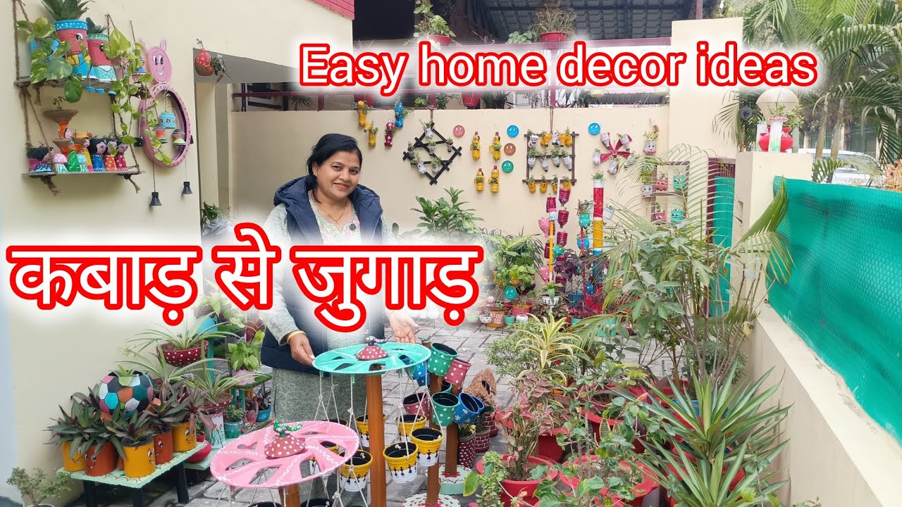 DIY hanging planters using waste materials | Plastic bottle planters | Home decor ideas | Gardening