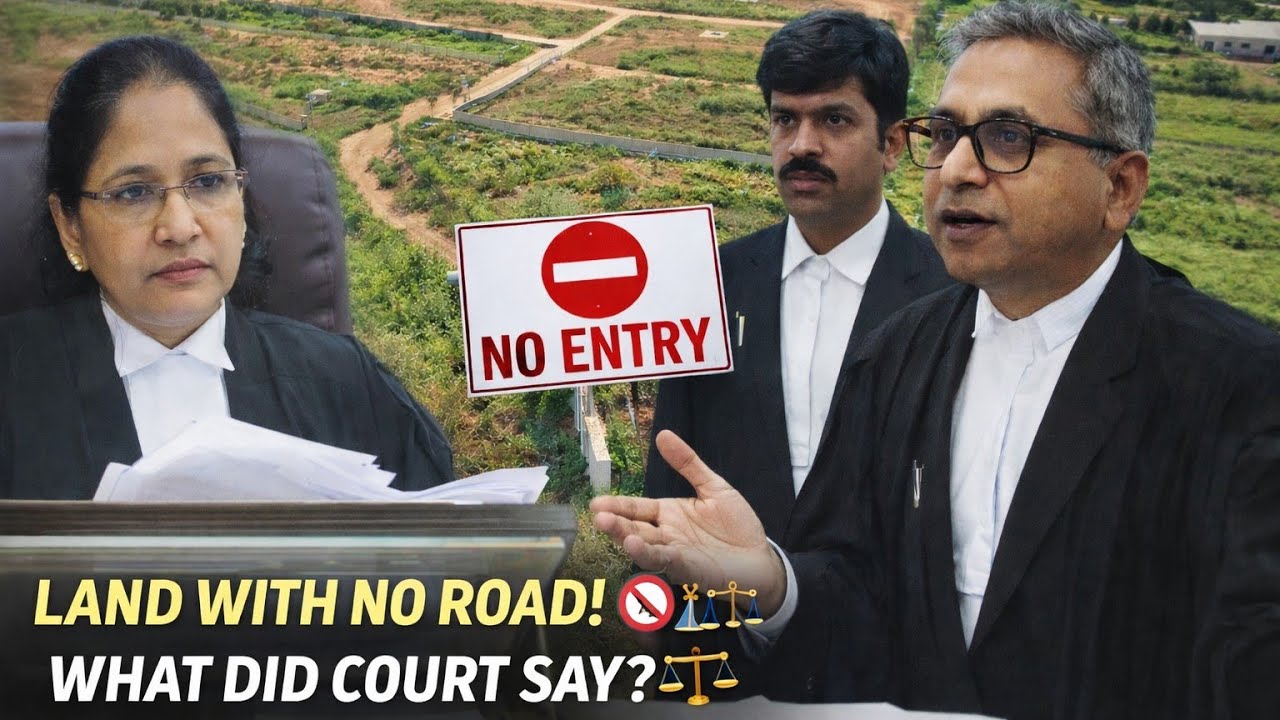 Land with no road.. What did court say? | Law and Logic| #justice #judge #trending #viral #law 
