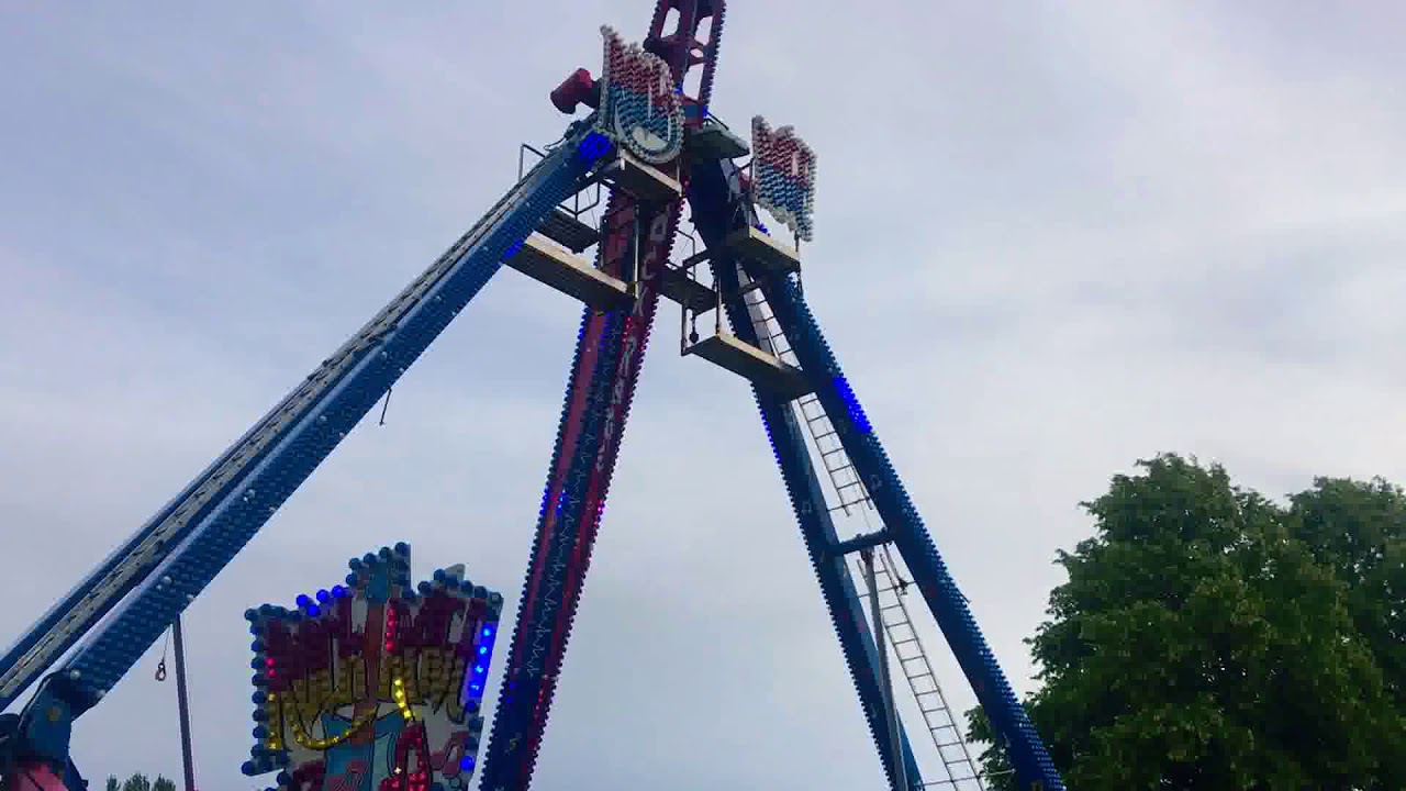 Northwich verdin park fair 2019 Rock rage full off ride