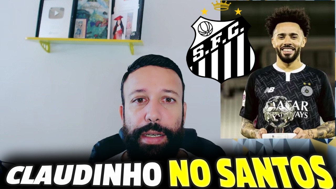 SANTOS DEVE TENTAR CLAUDINHO QUE NÃO DEVE VOLTAR PARA O QATAR - VERÍSSIMO CHEGOU