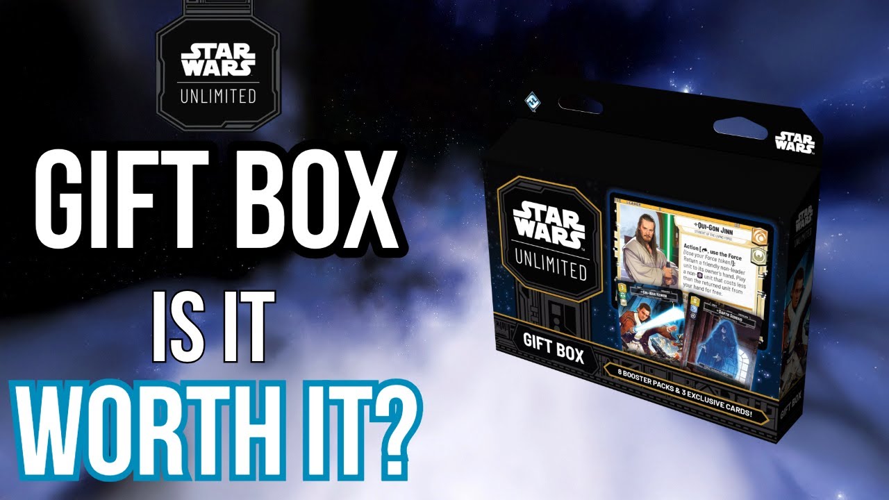 Распаковка подарочной коробки Star Wars Unlimited — стоит ли оно того?!