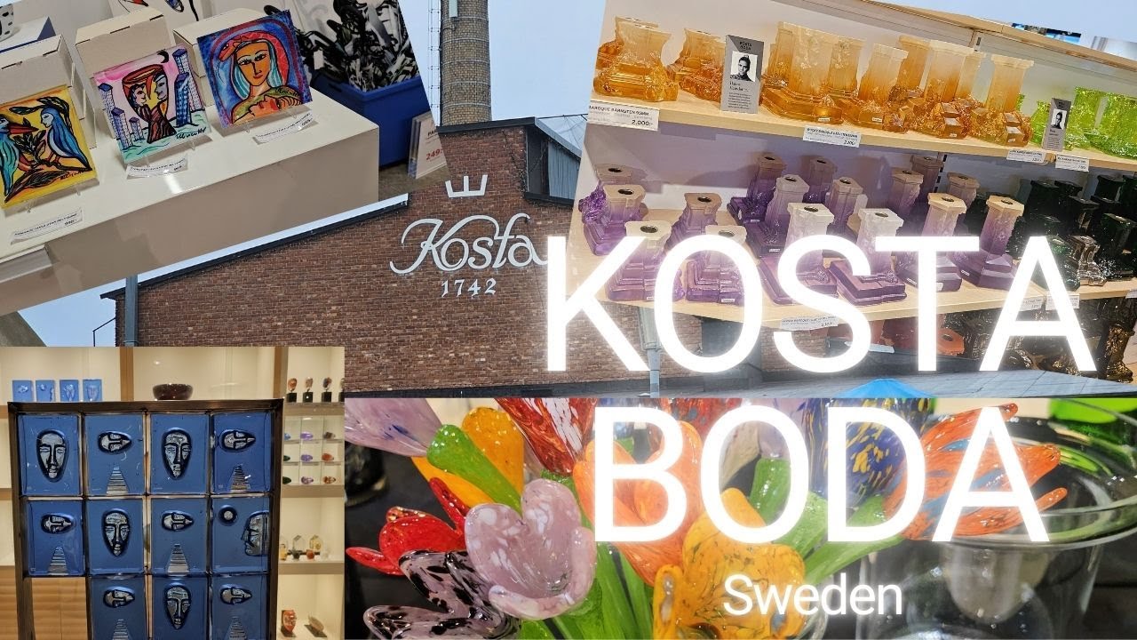 Discover Kosta Boda: A Captivating Video Tour of Sweden’s Iconic Glass Butik Since 1742 #art