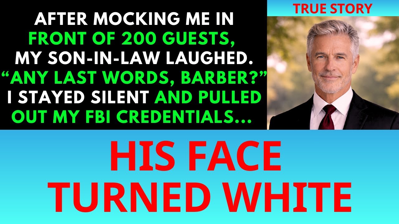 My Son-in-law Told Guests 'He's Just A Barber' — Then The FBI Director Called To Confirm My Identity