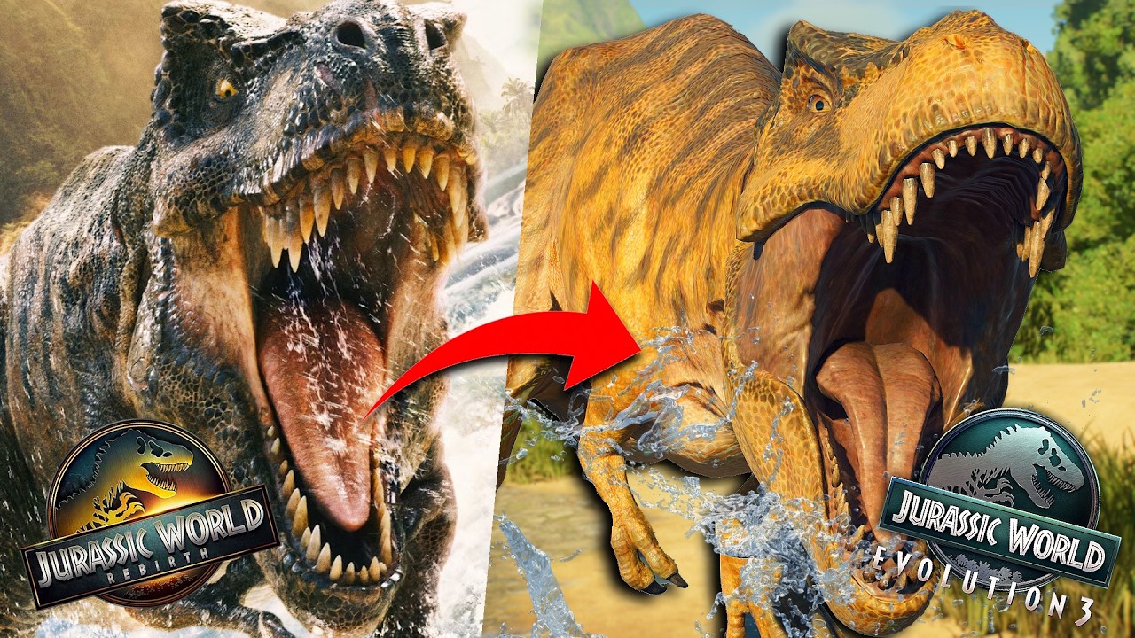 Making the TREX RAFT Scene from JURASSIC WORLD REBIRTH in JWE3!