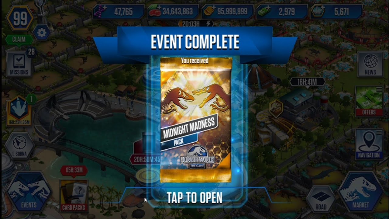 MIDNIGHT MADNESS! - Jurassic World The Game (EP-1012)