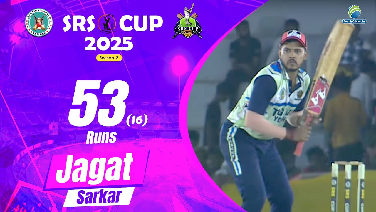 Jagat Sarkar 53 Runs in 16 Balls (Final Match) || SRS CUP 2025