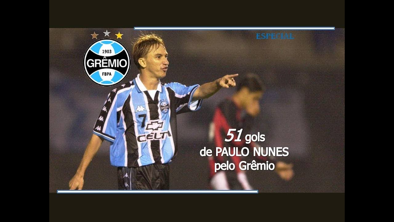 TOP 51 GOLS de Paulo Nunes pelo Grêmio