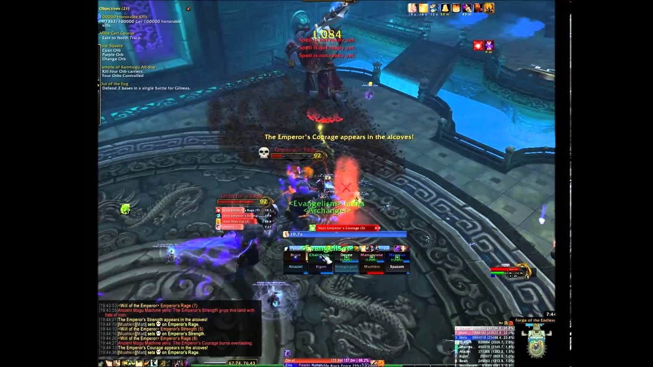 Carpe Flux Capacitor first kill of Will of the Emperor