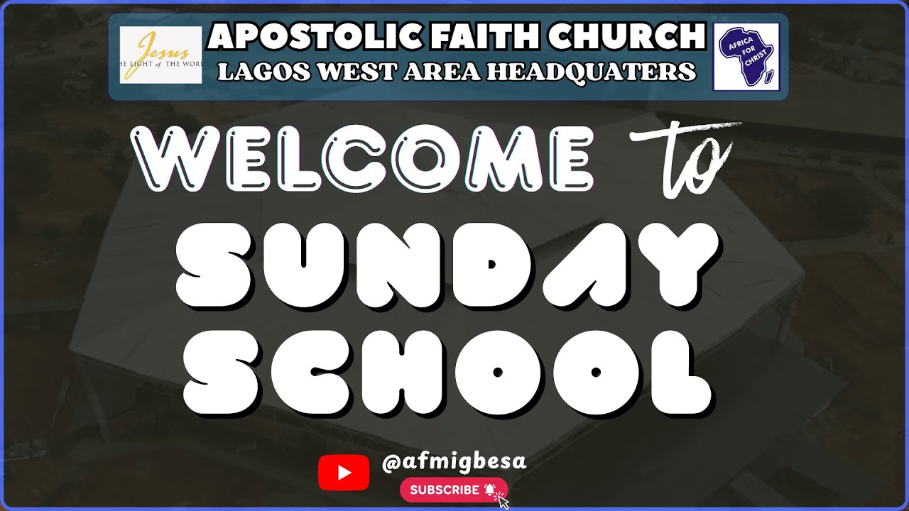 Adult Sunday School. 25-01-2026. Apostolic Faith Church, Lagos West Area Headquarters, Igbesa