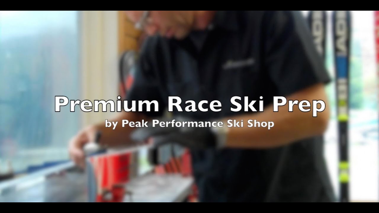 Premium Race Ski Prep with the Wintersteiger Mercury Ski Tuning Machine by Peak Performance Ski Shop