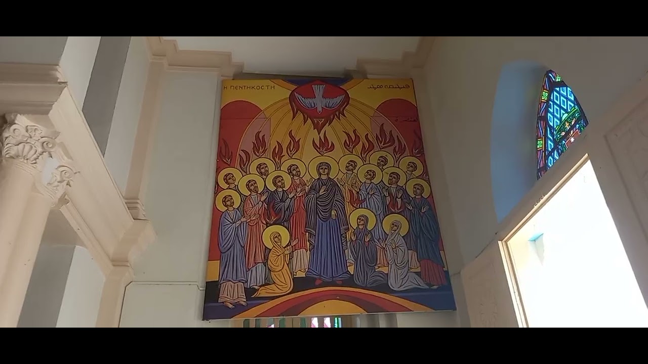 Visitando   uma igreja  linda