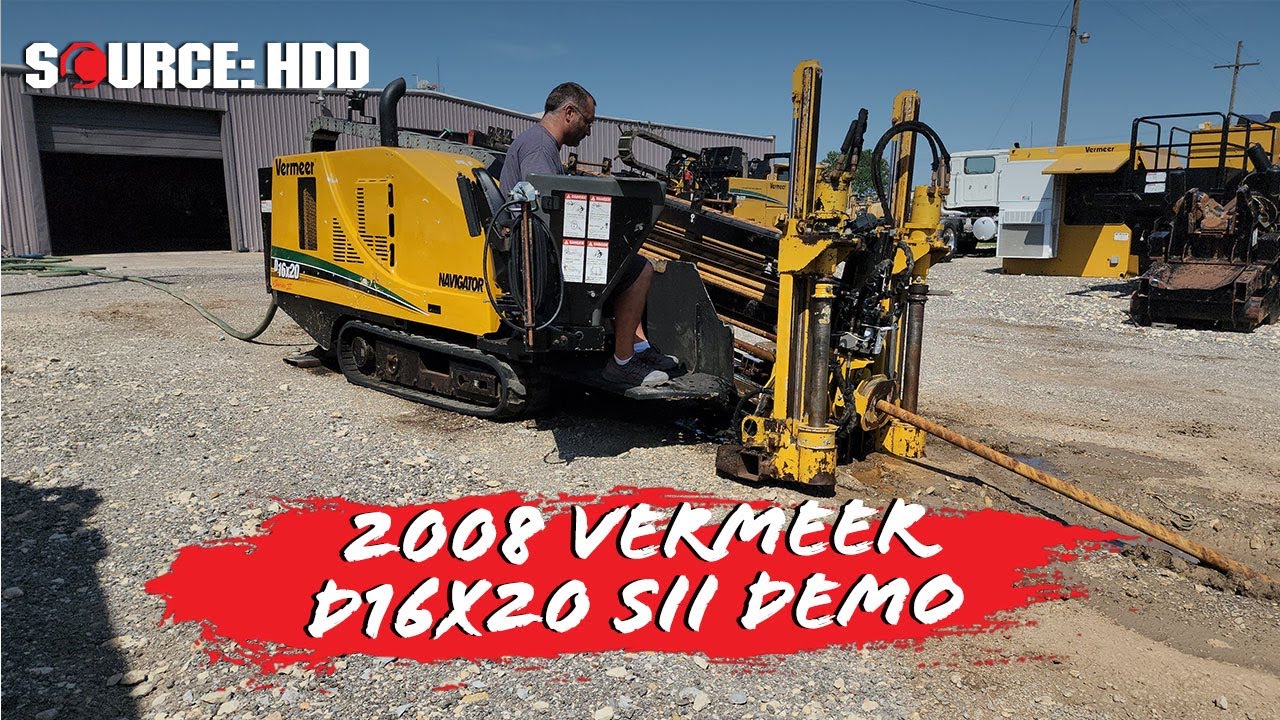 2008 Vermeer D16x20 Series II drill demo | SOURCE: HDD