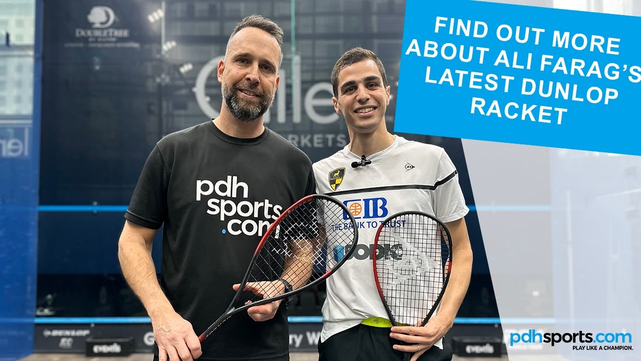 Dunlop Sonic Core Revelation Pro LTD racket review with Ali Farag