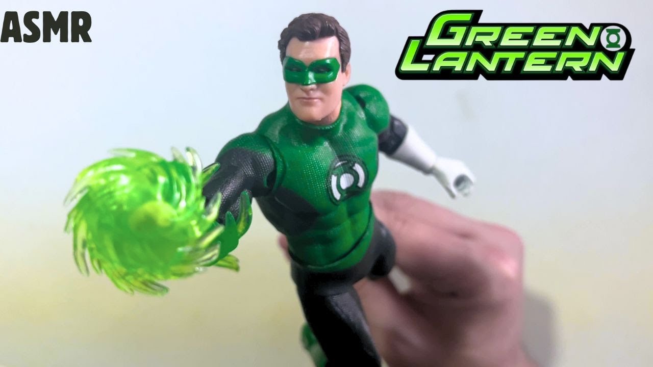 ASMR DC Page Punchers Green Lantern (Hal Jordan) Action Figure Unboxing | Whispering & Figure Sounds