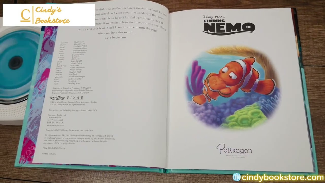 Sách kèm đĩa CD: Finding Nemo 🐠
