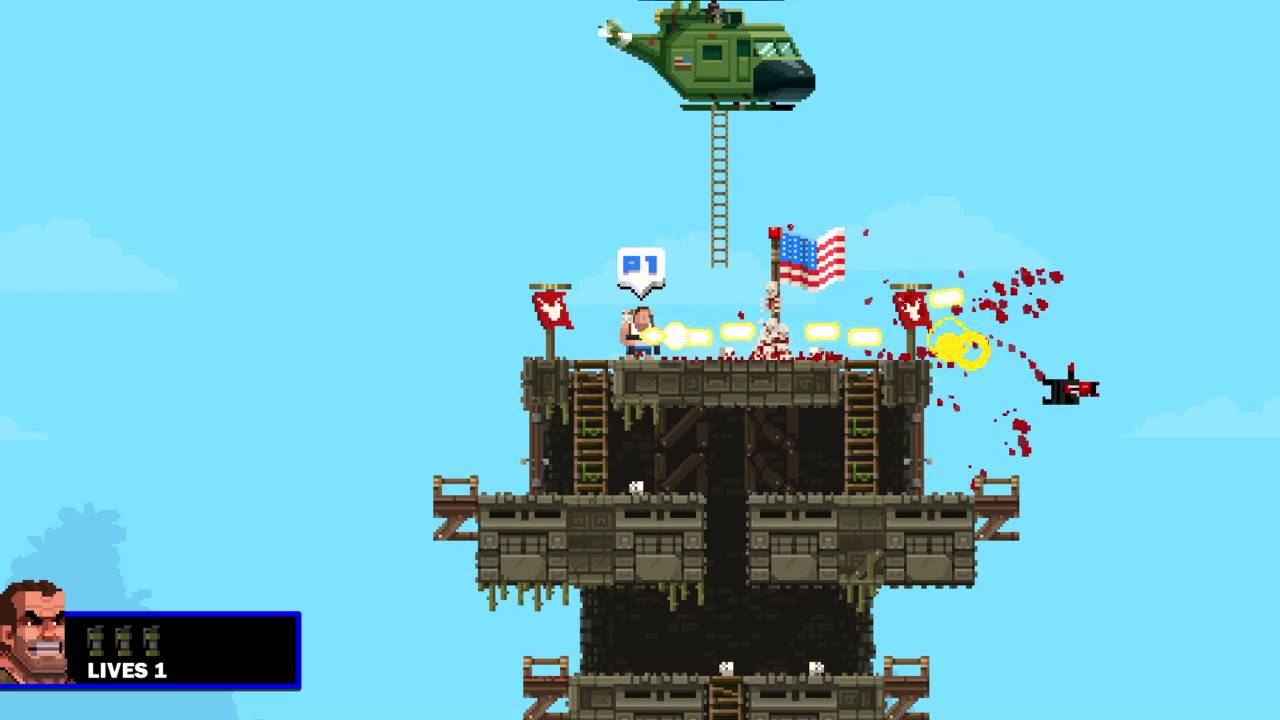 BROFORCE: PlayStation 4 Gameplay.