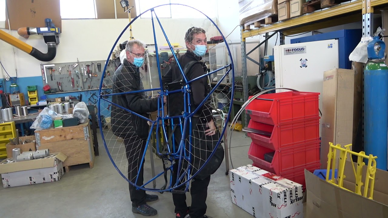 I am in Miniplane paramotor Factory