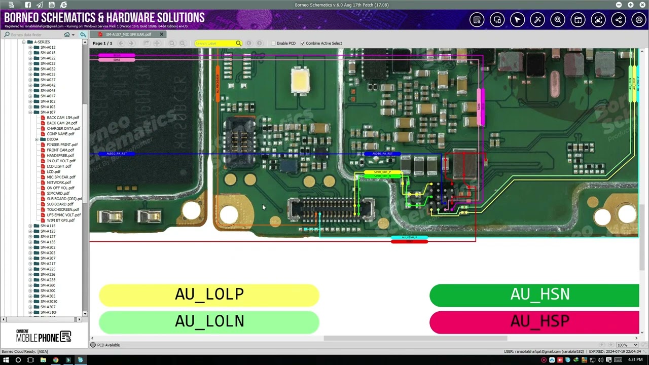 Samsung A10s (SM-A107F) Mic Ways Hardware