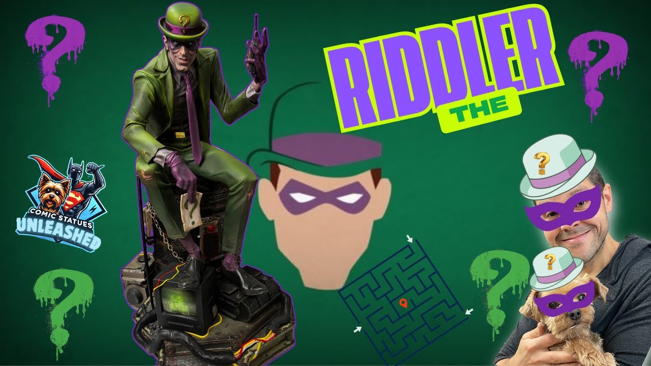 🟩 The Riddler Premium Format Statue Review | Sideshow Collectibles | DC Comics Villain Spotlight