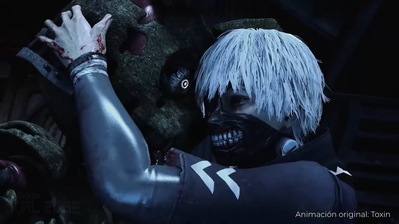 Kaneki da la bienvenida a Springtrap a Dead by Daylight (Parodia animada por Toxin) Espa&ntilde;ol Latino